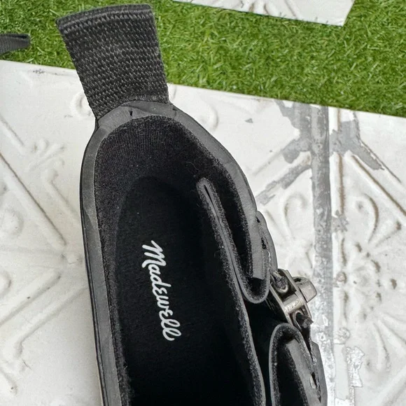MADEWELL Rubber black chelsea Rain Boots women’s size 7 new - Picture 7 of 15